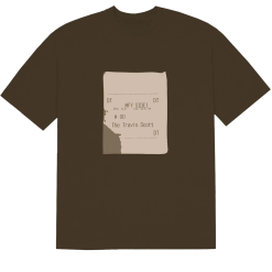 CPFM 4 CJ GRILL SLIP T-SHIRT BROWN