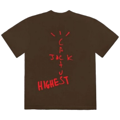 JORDAN CACTUS JACK HIGHEST T SHIRT BROWN
