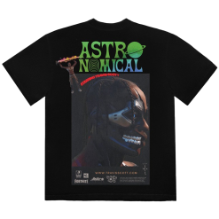 TRAVIS SCOTT SICKO EVENT II T-SHIRT BLACK