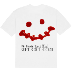 TRAVIS SCOTT X CPFM 4 CJ KETCHUP T-SHIRT WHITE